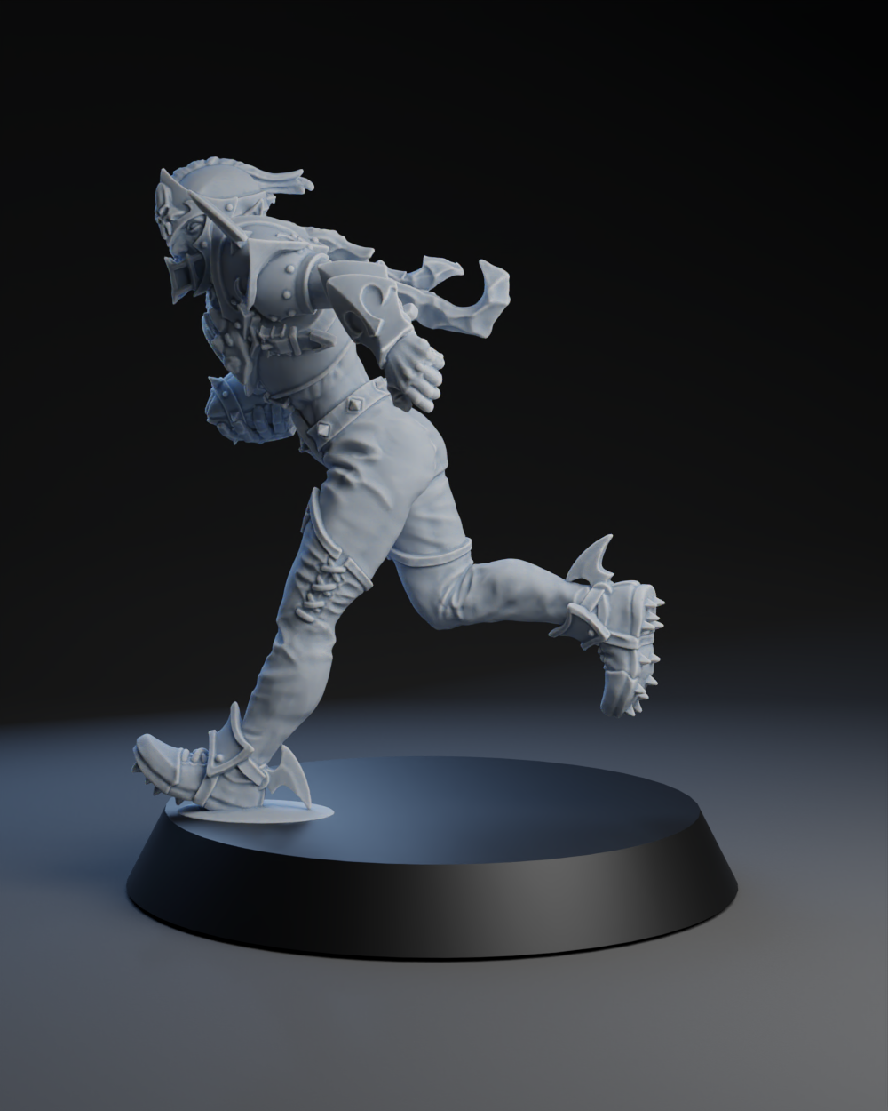 Dark Elves Team - Runner 01 | Brutefun Miniatures | Resin
