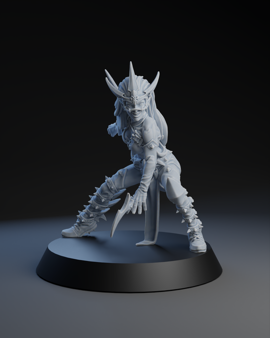 Dark Elves Team - Witch 01 | Brutefun Miniatures | Resin