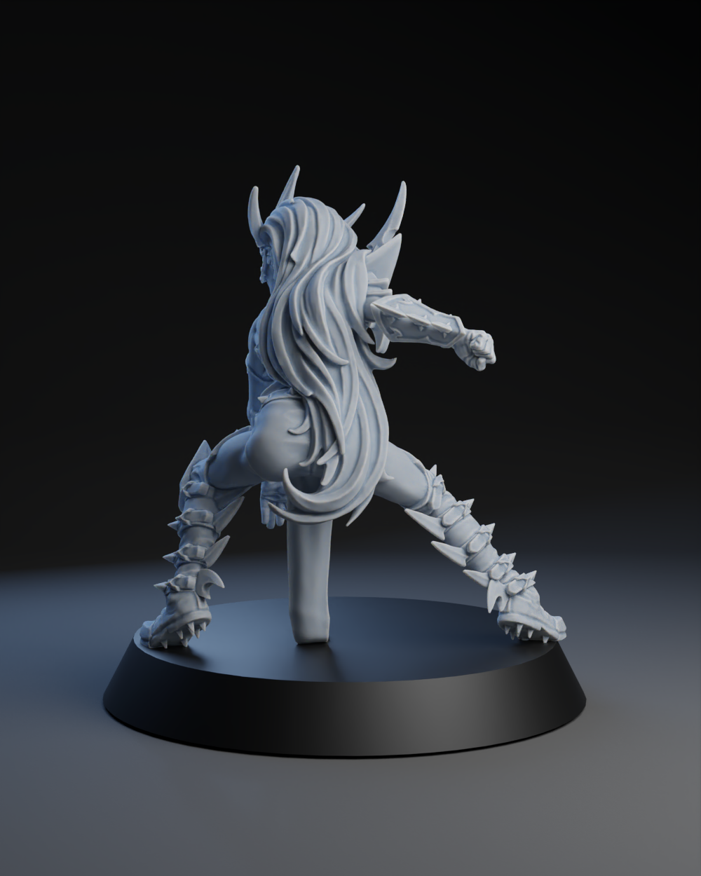 Dark Elves Team - Witch 01 | Brutefun Miniatures | Resin