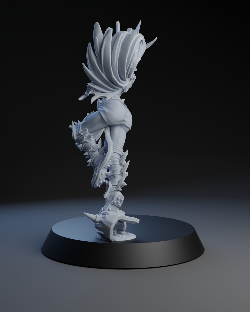 Dark Elves Team - Witch 02 | Brutefun Miniatures | Resin