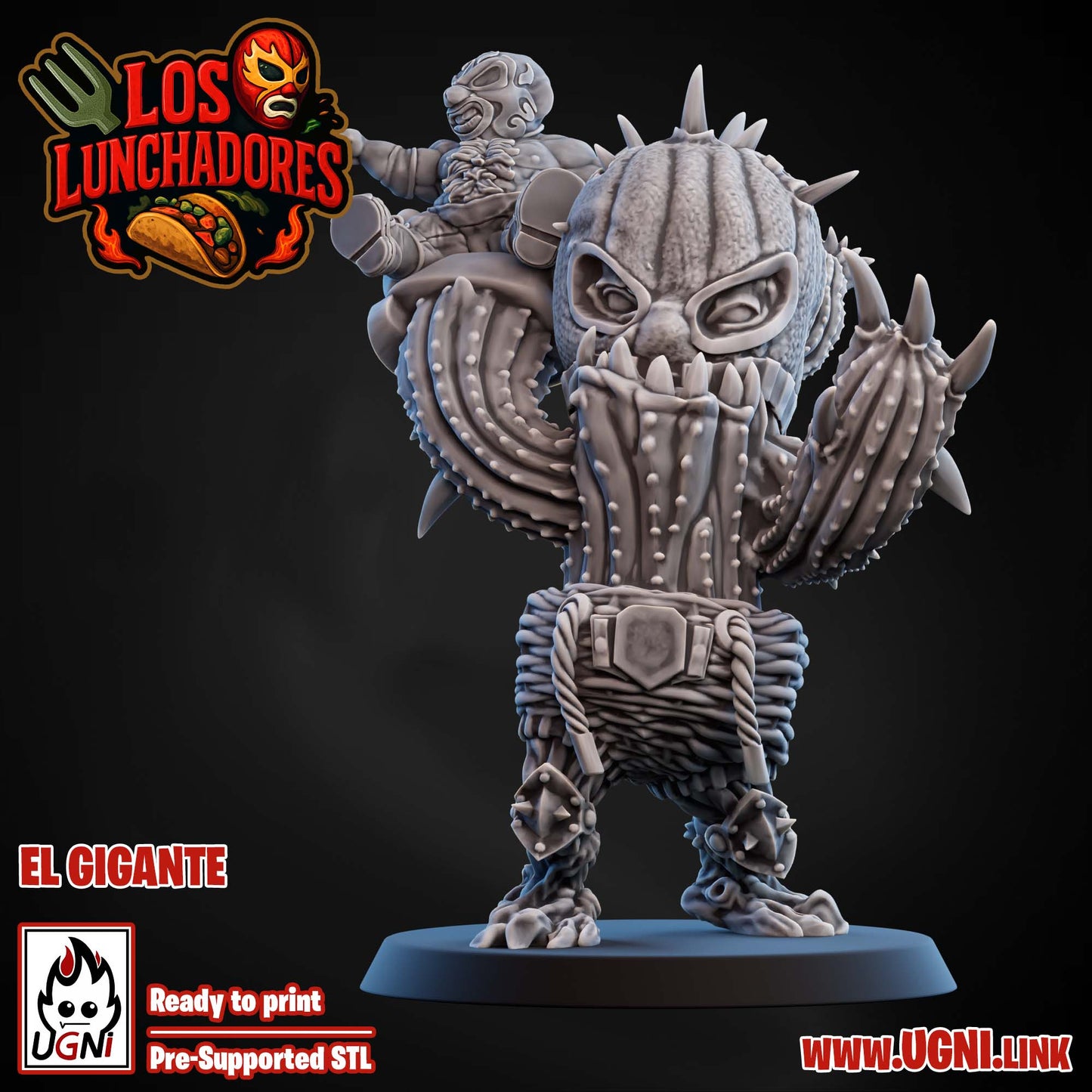 Los Lunchadores Halfling Team - El Gigante 02 (Treeman)| UGNI Miniatures | Resin