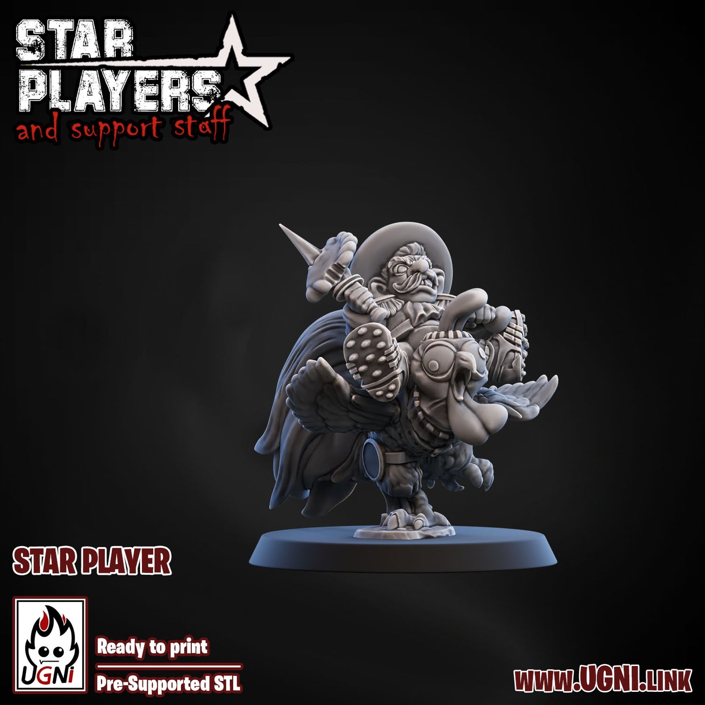 Star Player - El Luchador Estrella | UGNI Miniatures | Resin