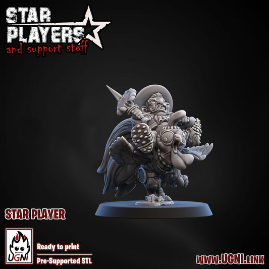 Star Player - El Luchador Estrella | UGNI Miniatures | Resin