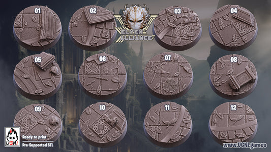 Elven Alliance - Bases (12pcs) | UGNI Miniatures | Resin