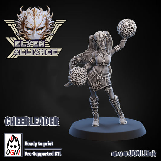 Elven Alliance - Cheerleader 01 | UGNI Miniatures | Resin
