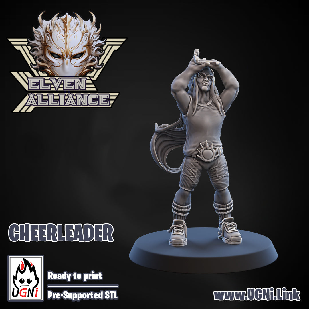 Elven Alliance - Cheerleader 03 | UGNI Miniatures | Resin