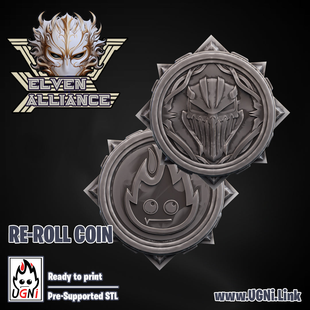Elven Alliance - Team Coin | UGNI Miniatures | Resin