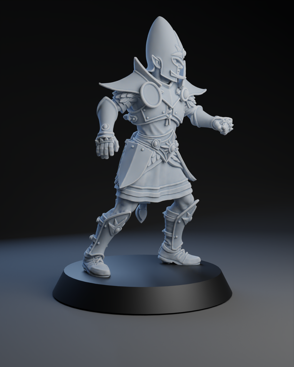 Elven Nobles - Lineman 02 | Brutefun Miniatures | Resin