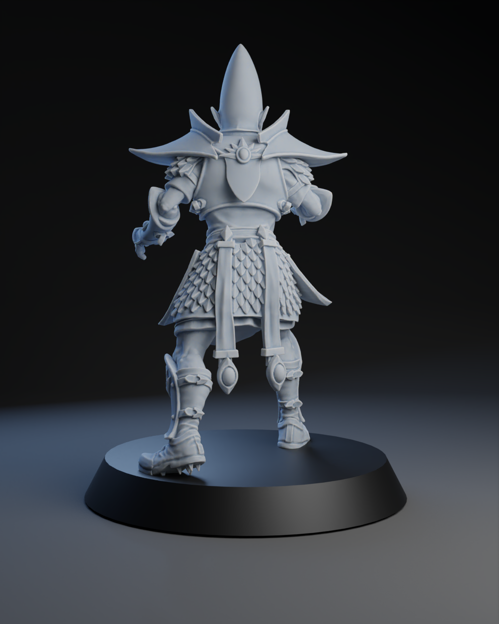 Elven Nobles - Lineman 05 | Brutefun Miniatures | Resin