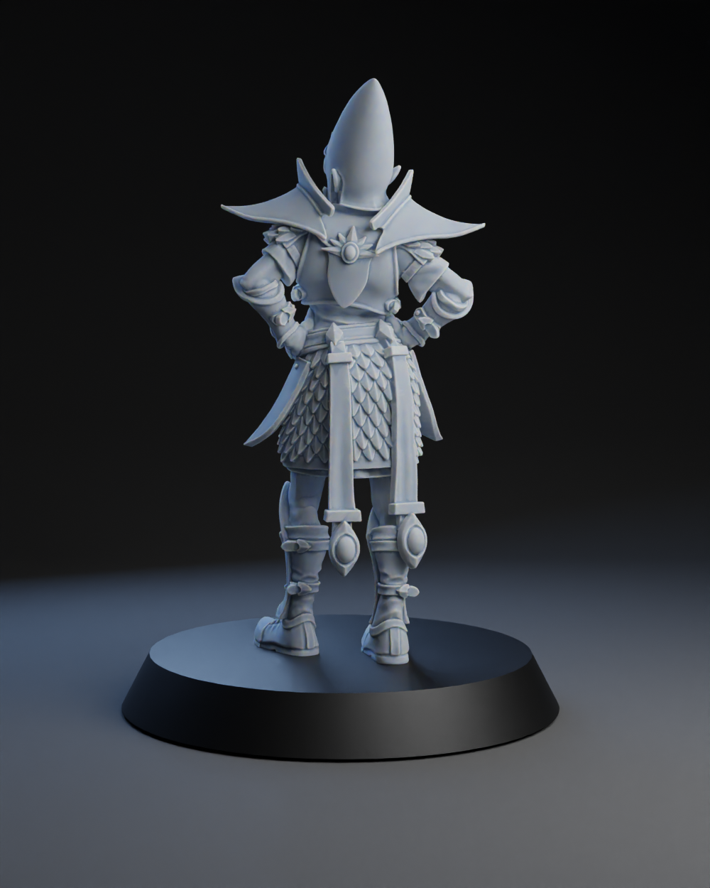 Elven Nobles - Lineman 06 | Brutefun Miniatures | Resin