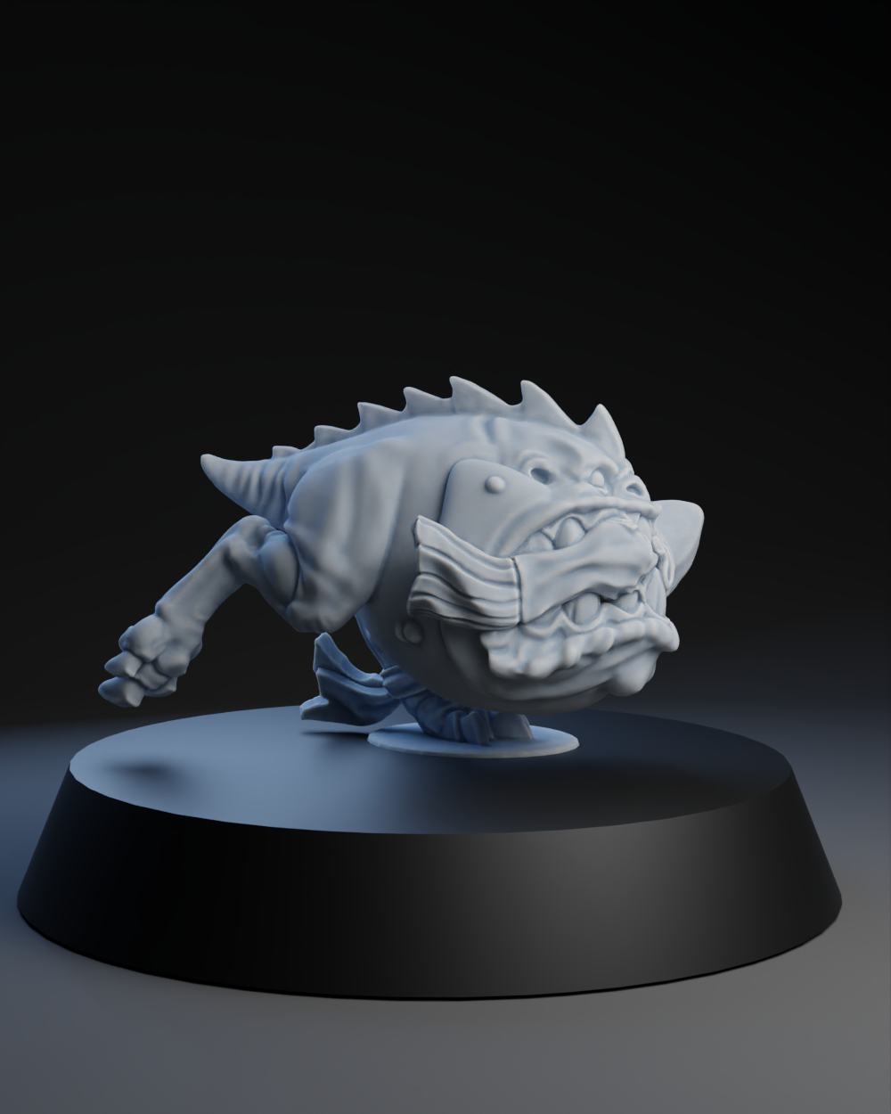 Snottingham Skwurtz Team - Fungus Runner 02 | Brutefun Miniatures | Resin