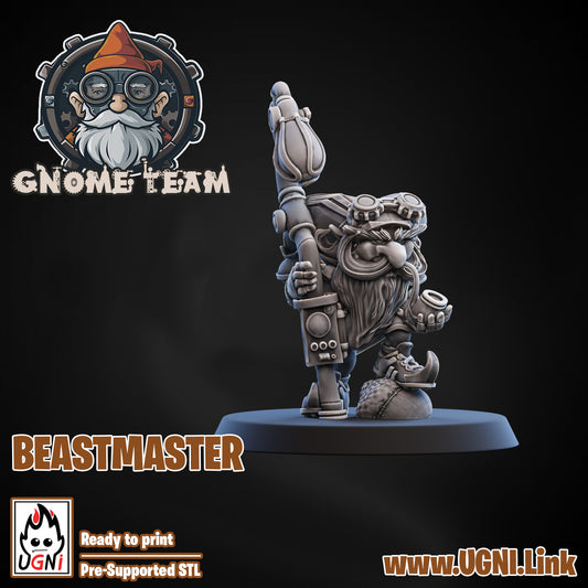 Gnome Team - Beastmaster 02 | UGNI Miniatures | Resin
