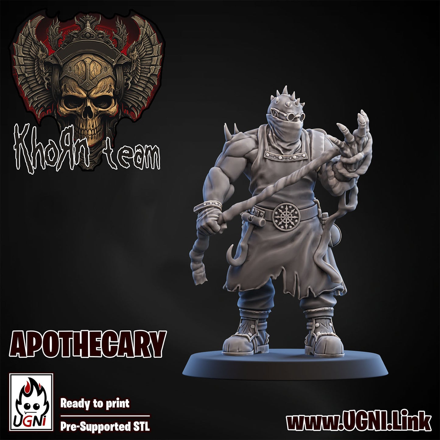 Khorn Team - Apothecary | UGNI Miniatures | Resin