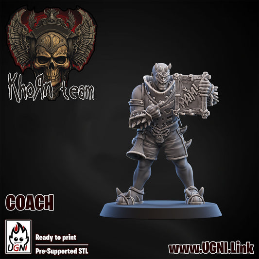 Khorn Team - Coach | UGNI Miniatures | Resin