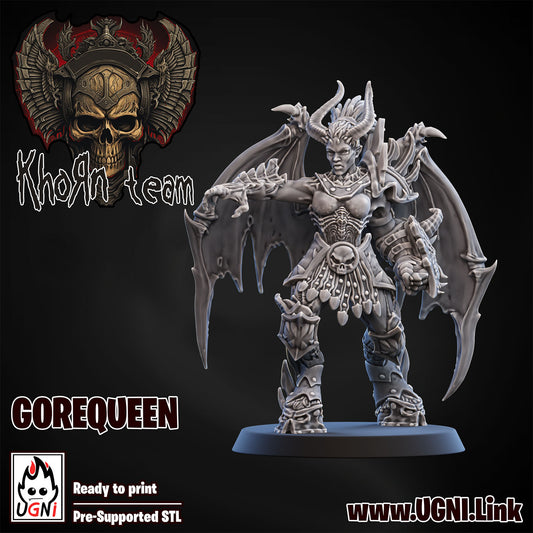 Khorn Team - Gorequeen | UGNI Miniatures | Resin