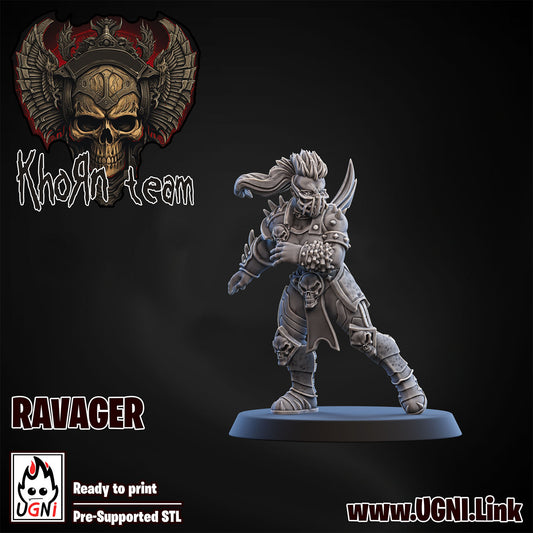 Khorn Team - Ravager 01 | UGNI Miniatures | Resin