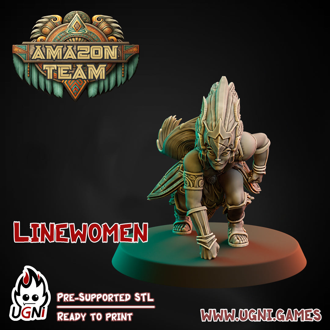Amazons Team - Amazon | UGNI Miniatures | Resin