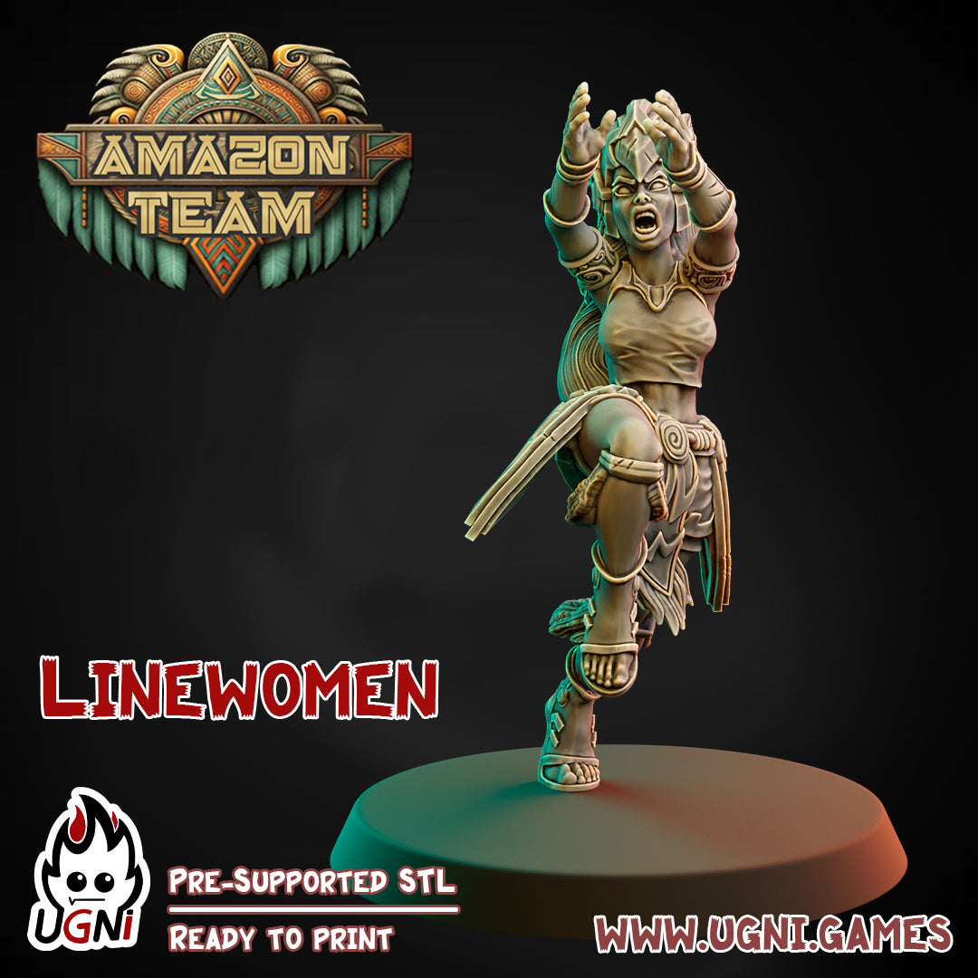 Amazons Team - Amazon | UGNI Miniatures | Resin
