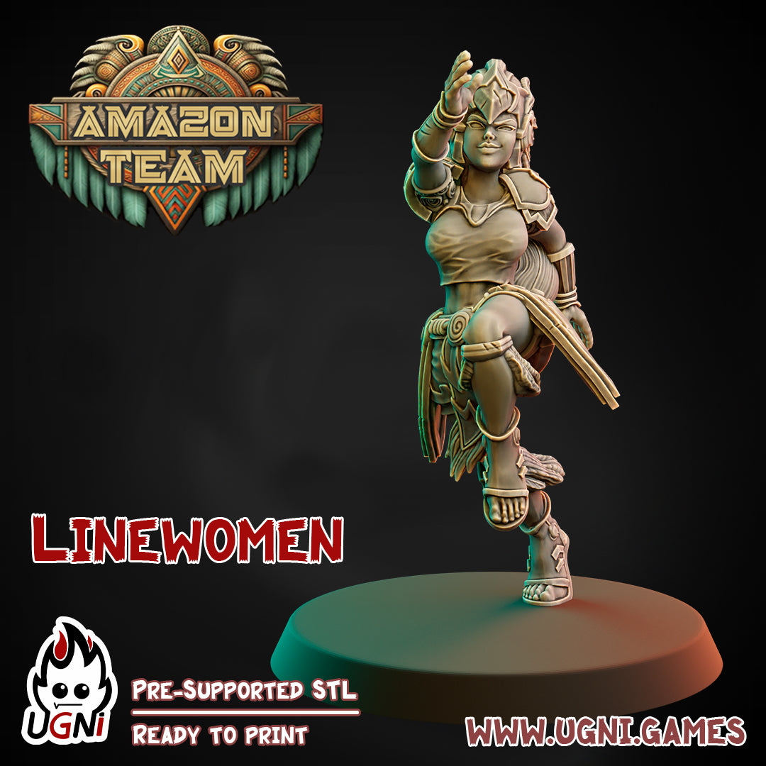 Amazons Team - Amazon | UGNI Miniatures | Resin