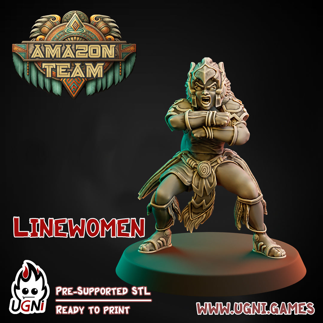 Amazons Team - Amazon | UGNI Miniatures | Resin