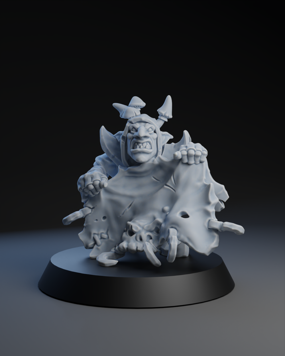 Fearsome Fungitz Night Goblin Team - Individual Models | Brutefun Miniatures | Resin
