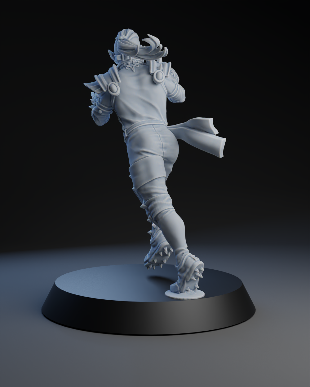 Pro Elves Team - Catchers (4pcs) | Brutefun Miniatures | Resin