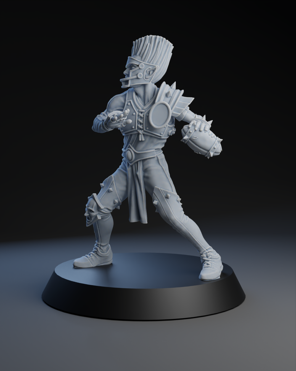 Pro Elves Team - Throwers 02 | Brutefun Miniatures | Resin