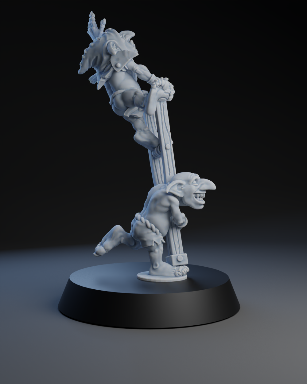 Snottingham Skwurtz Team - Runt Stilts 02 | Brutefun Miniatures | Resin