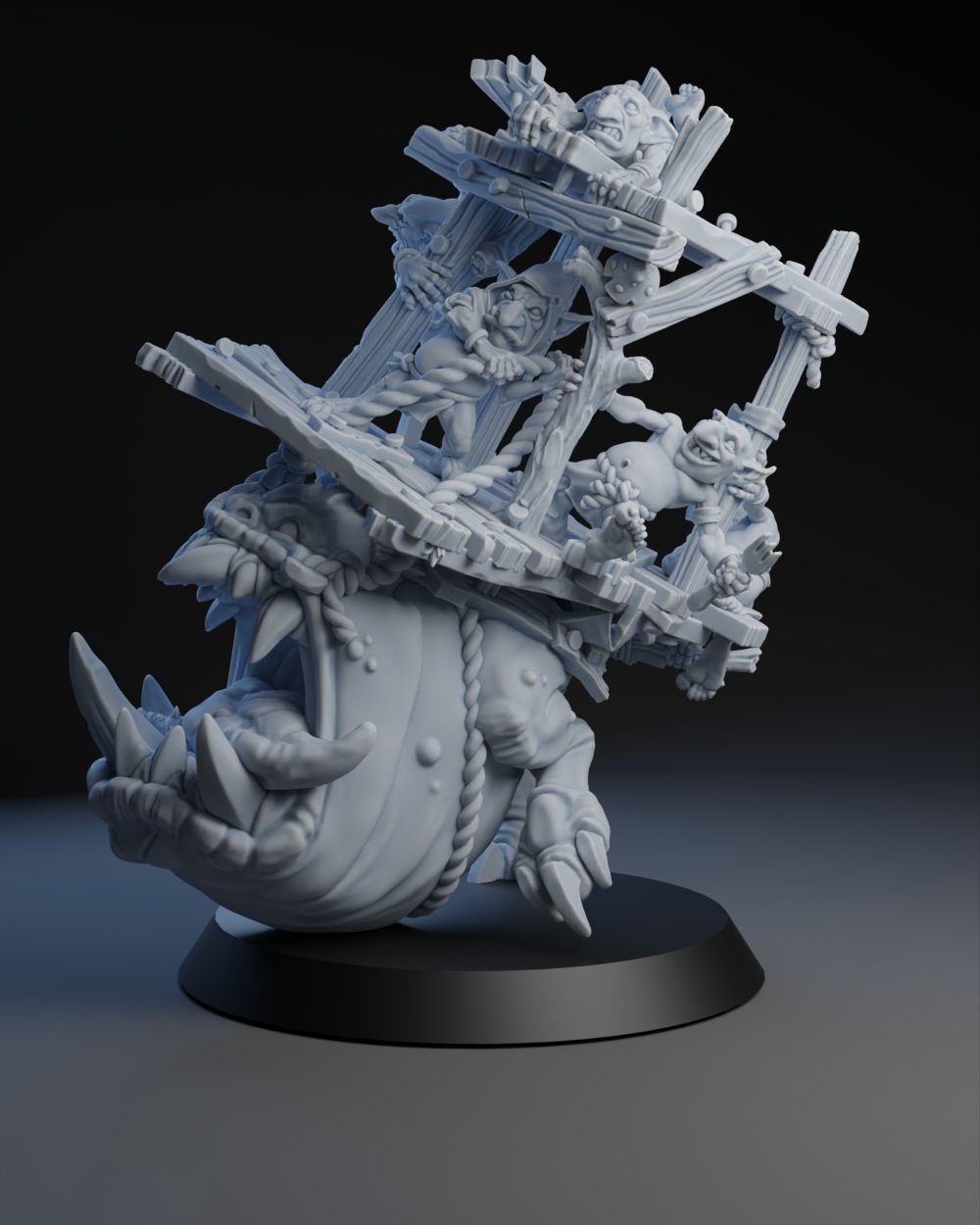 Snottingham Skwurtz Team - Wagon 01 | Brutefun Miniatures | Resin