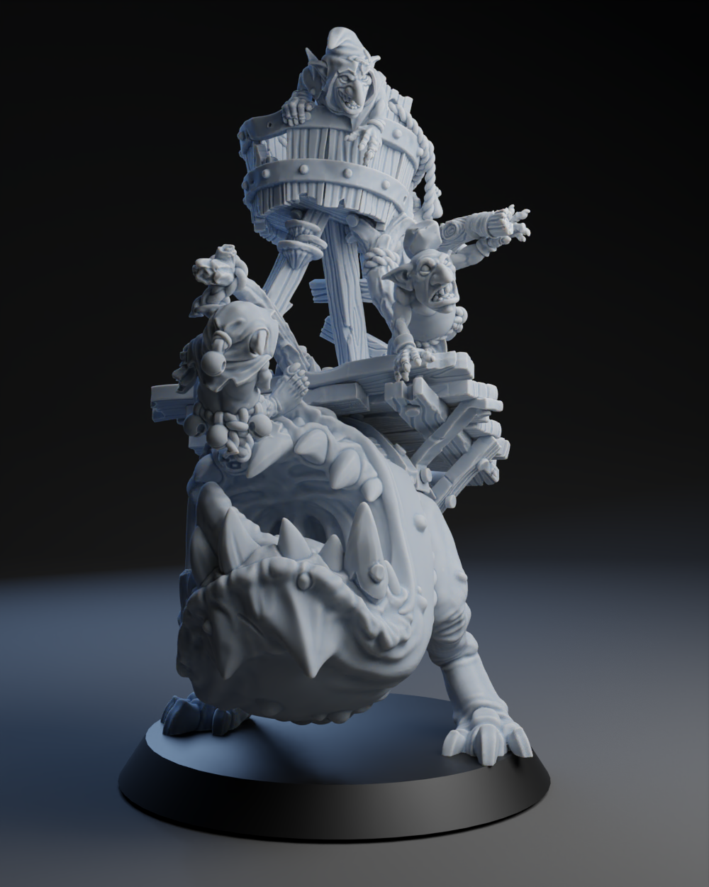 Snottingham Skwurtz Team - Wagon 02 | Brutefun Miniatures | Resin