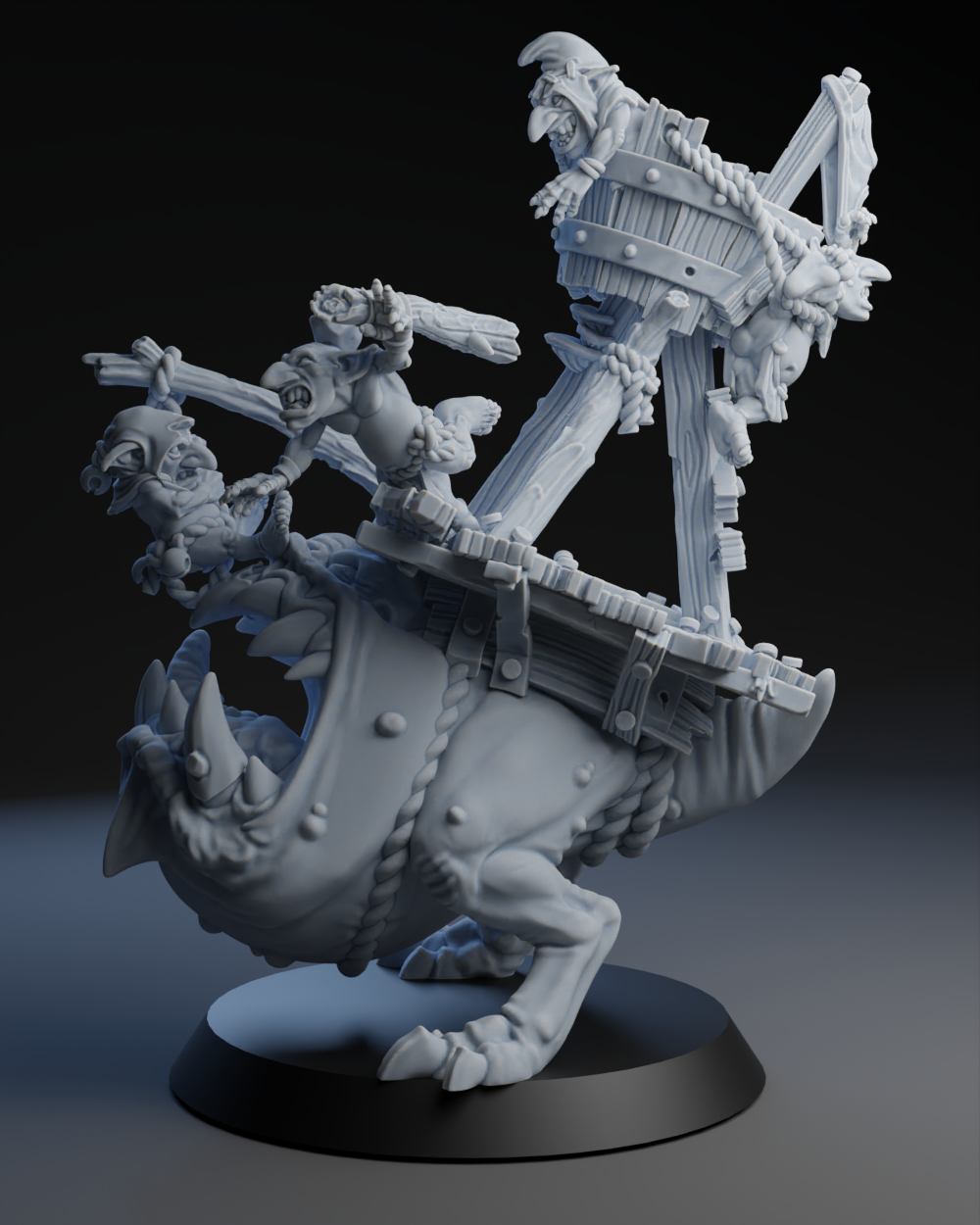 Snottingham Skwurtz Team - Wagon 02 | Brutefun Miniatures | Resin