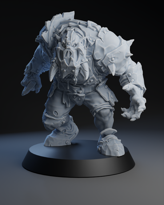 Pig Iron Pummelers Team - Big Orc 01 | Brutefun Miniatures | Resin