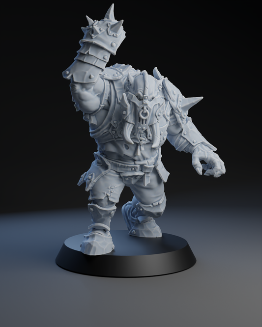 Pig Iron Pummelers Team - Big Orc 02 | Brutefun Miniatures | Resin