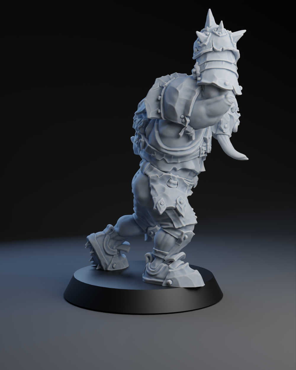 Pig Iron Pummelers Team - Big Orc 02 | Brutefun Miniatures | Resin