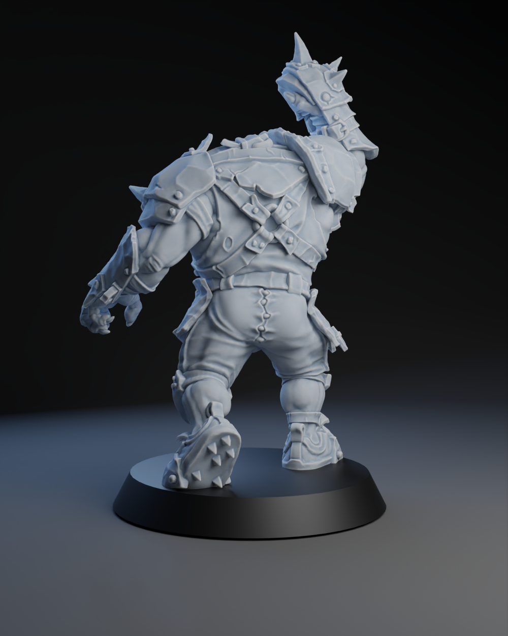Pig Iron Pummelers Team - Big Orc 02 | Brutefun Miniatures | Resin