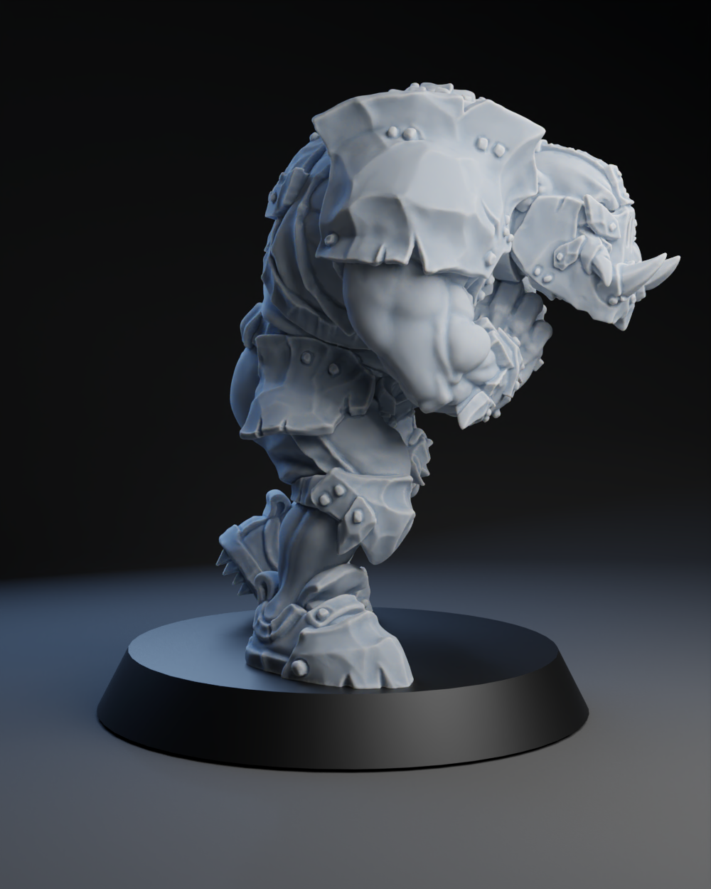 Pig Iron Pummelers Team - Big Orc 03 | Brutefun Miniatures | Resin