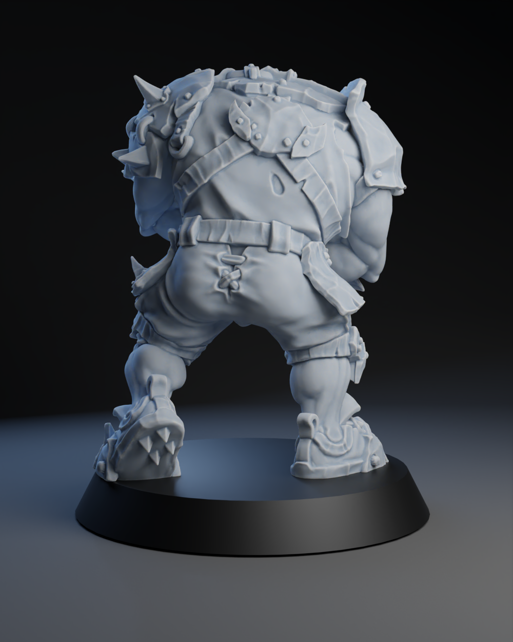 Pig Iron Pummelers Team - Big Orc 03 | Brutefun Miniatures | Resin