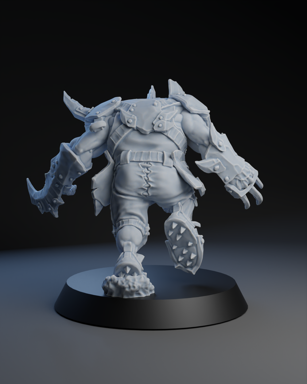 Pig Iron Pummelers Team - Blitzer 03 | Brutefun Miniatures | Resin