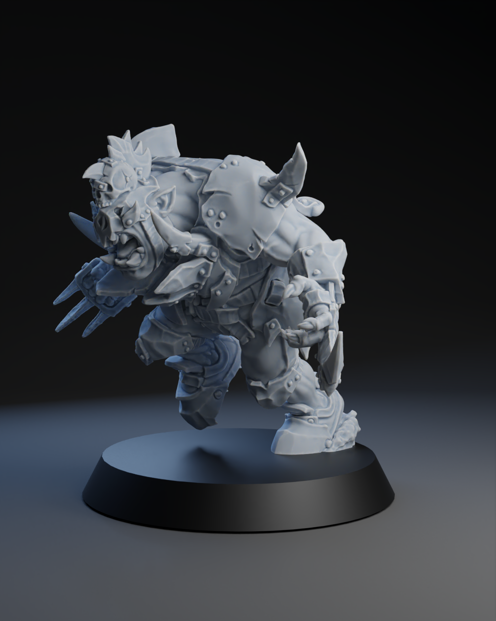 Pig Iron Pummelers Team - Blitzer 03 | Brutefun Miniatures | Resin