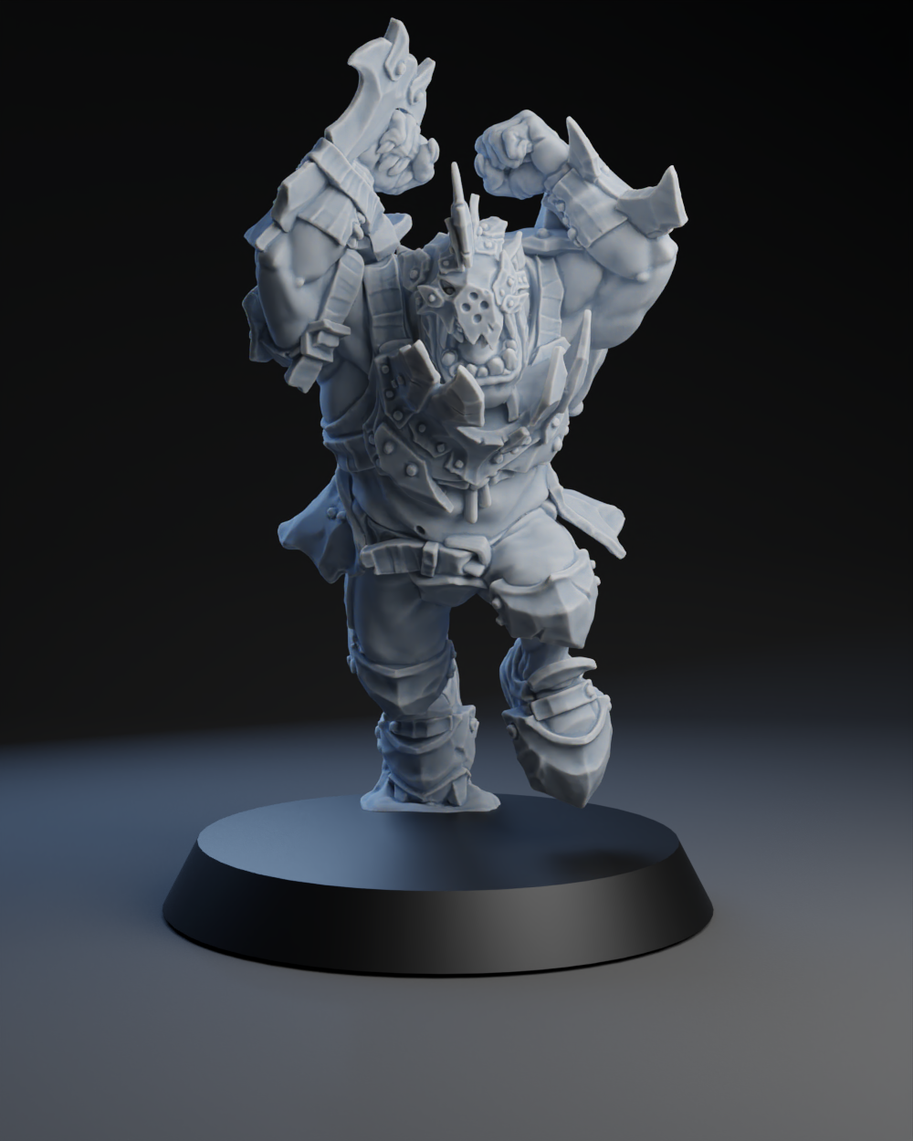 Pig Iron Pummelers Team - Blitzer 04 | Brutefun Miniatures | Resin