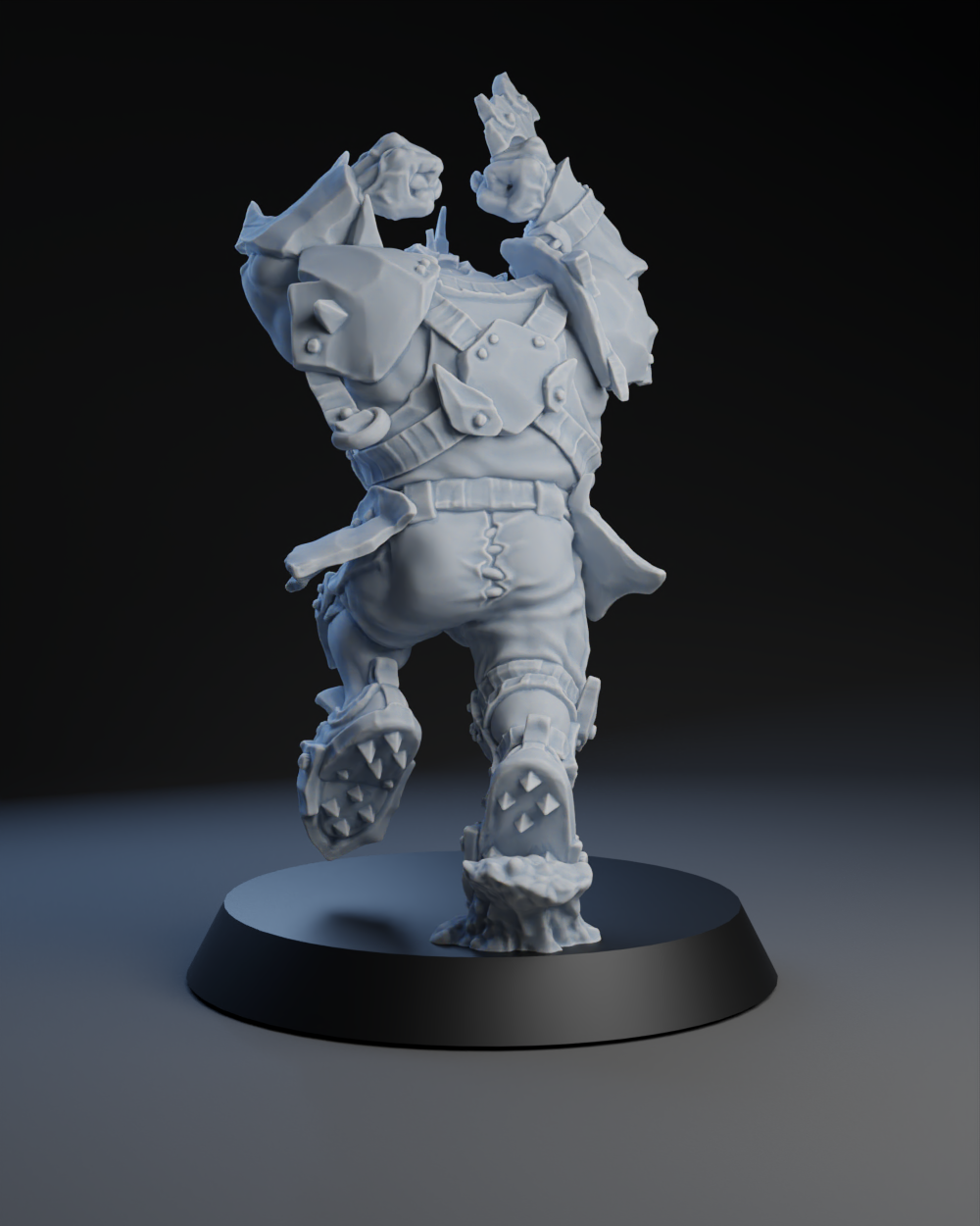 Pig Iron Pummelers Team - Blitzer 04 | Brutefun Miniatures | Resin