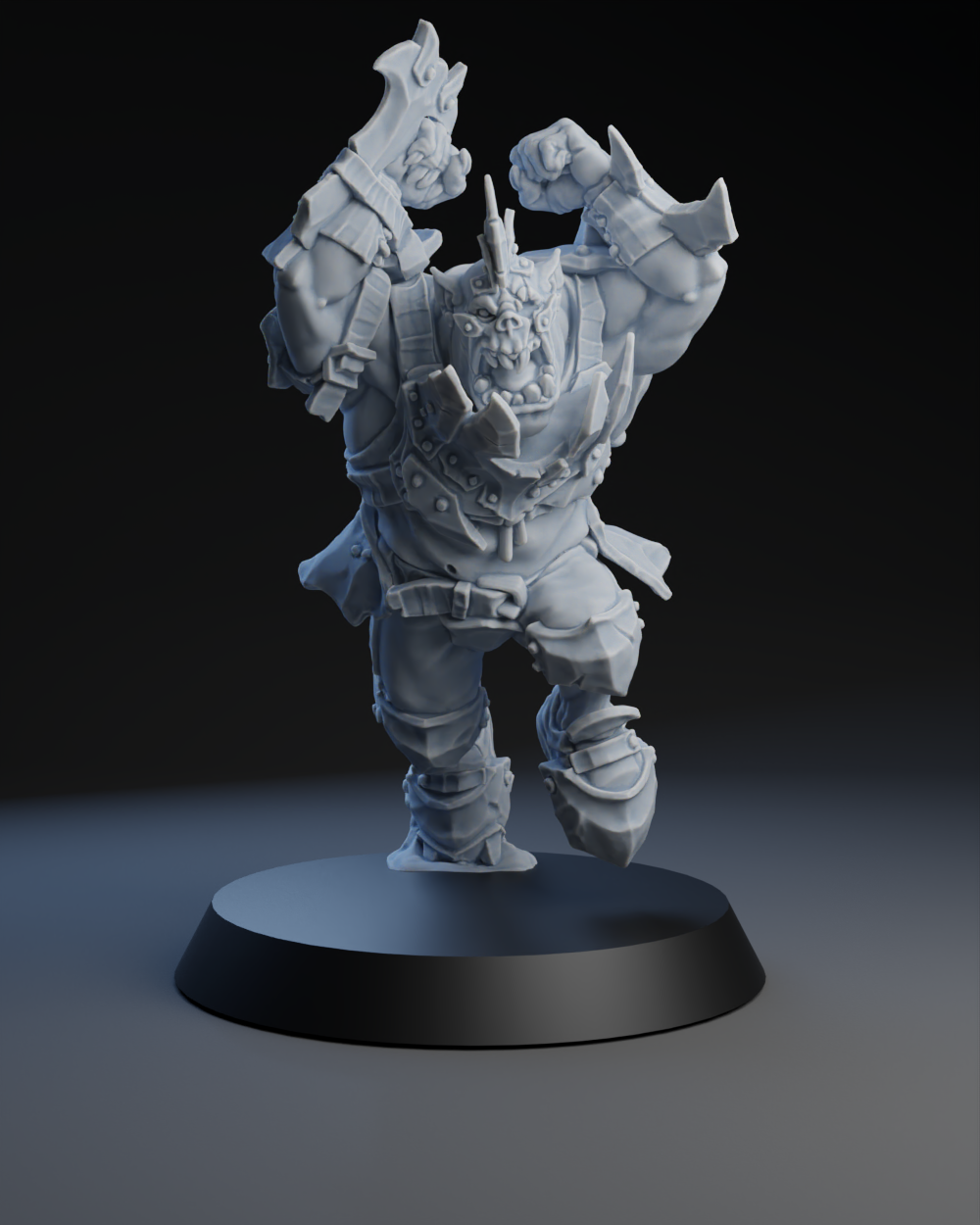 Pig Iron Pummelers Team - Blitzer 04 | Brutefun Miniatures | Resin