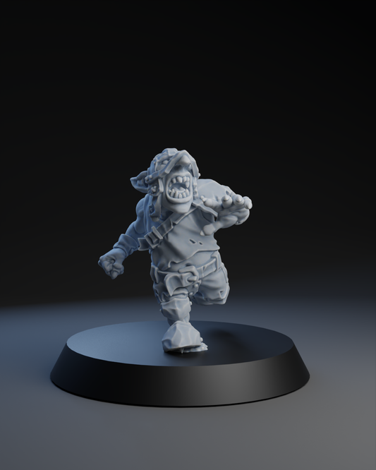 Pig Iron Pummelers Team - Goblin 01 | Brutefun Miniatures | Resin