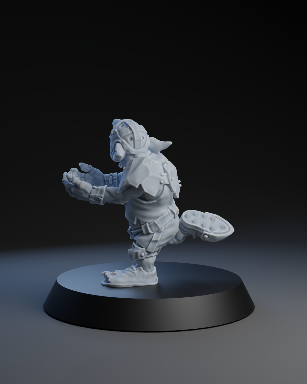 Pig Iron Pummelers Team - Goblin 04 | Brutefun Miniatures | Resin