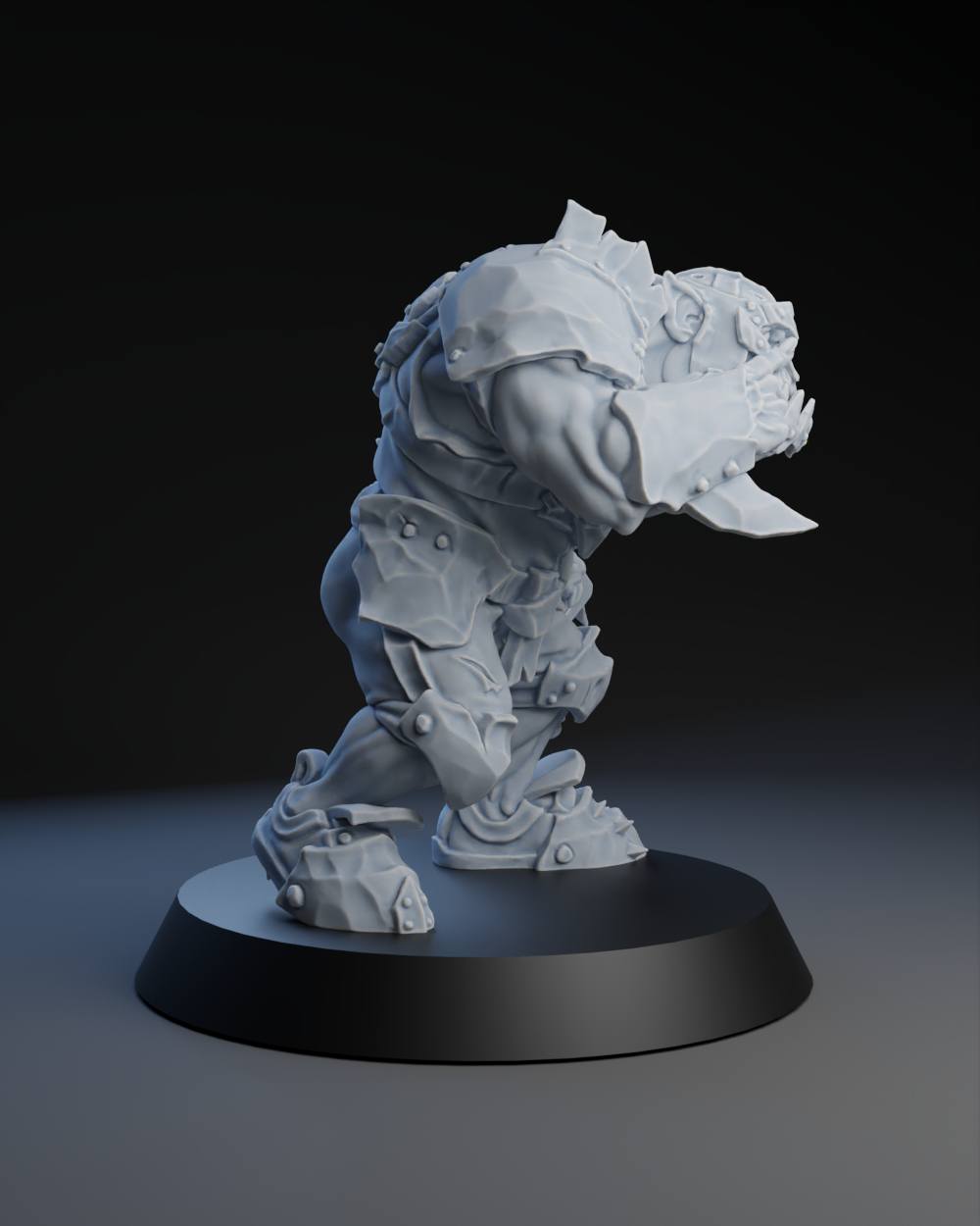 Pig Iron Pummelers Team - Lineman 01 | Brutefun Miniatures | Resin