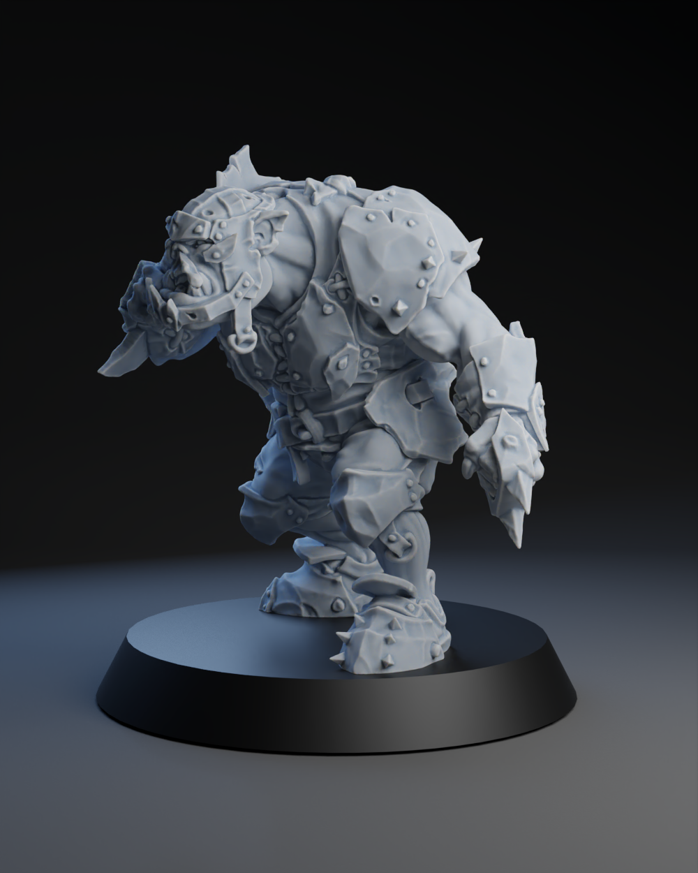 Pig Iron Pummelers Team - Lineman 01 | Brutefun Miniatures | Resin