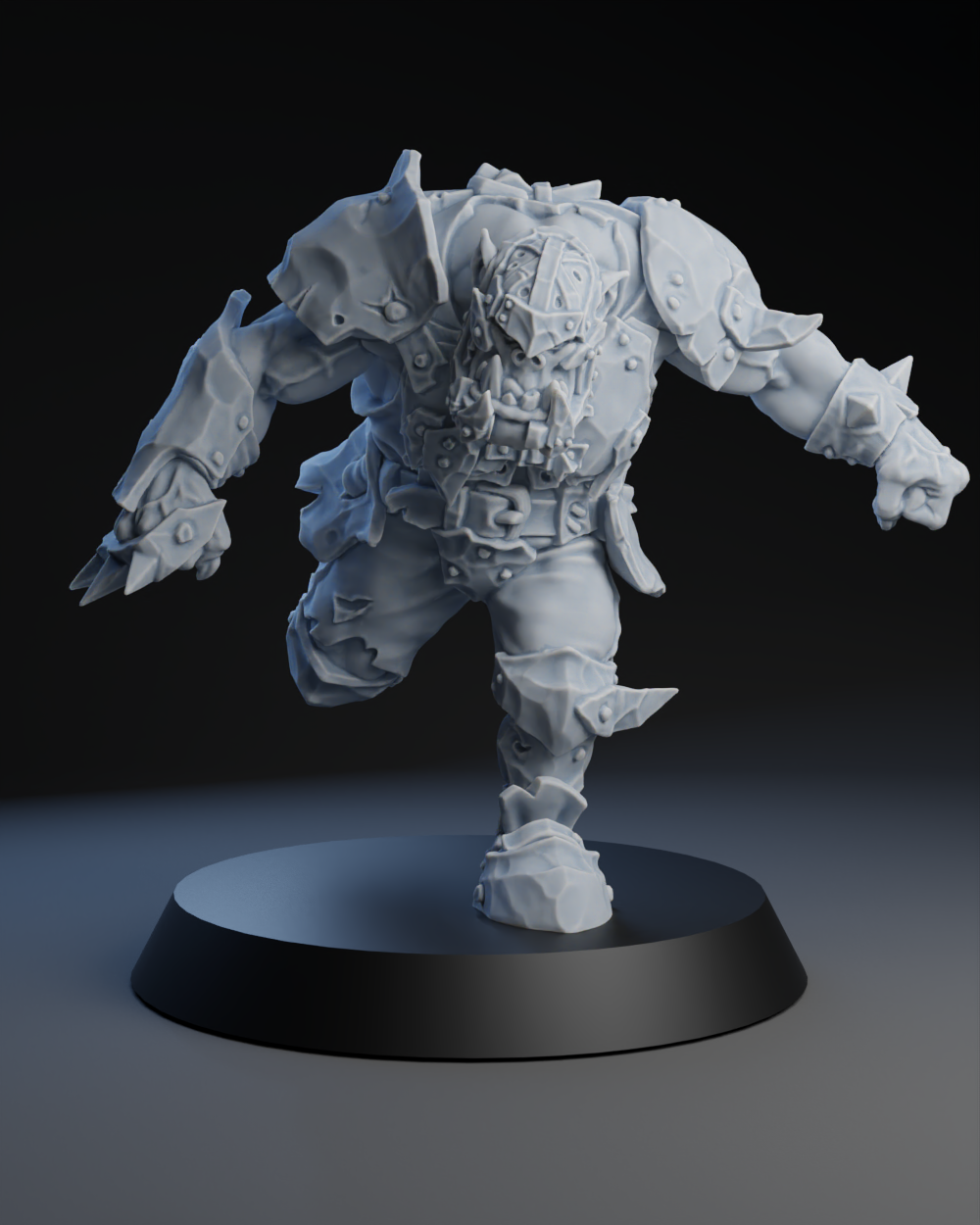 Pig Iron Pummelers Team - Lineman 02 | Brutefun Miniatures | Resin