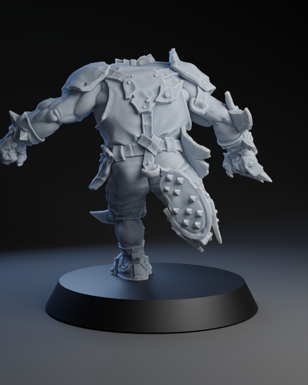 Pig Iron Pummelers Team - Lineman 02 | Brutefun Miniatures | Resin