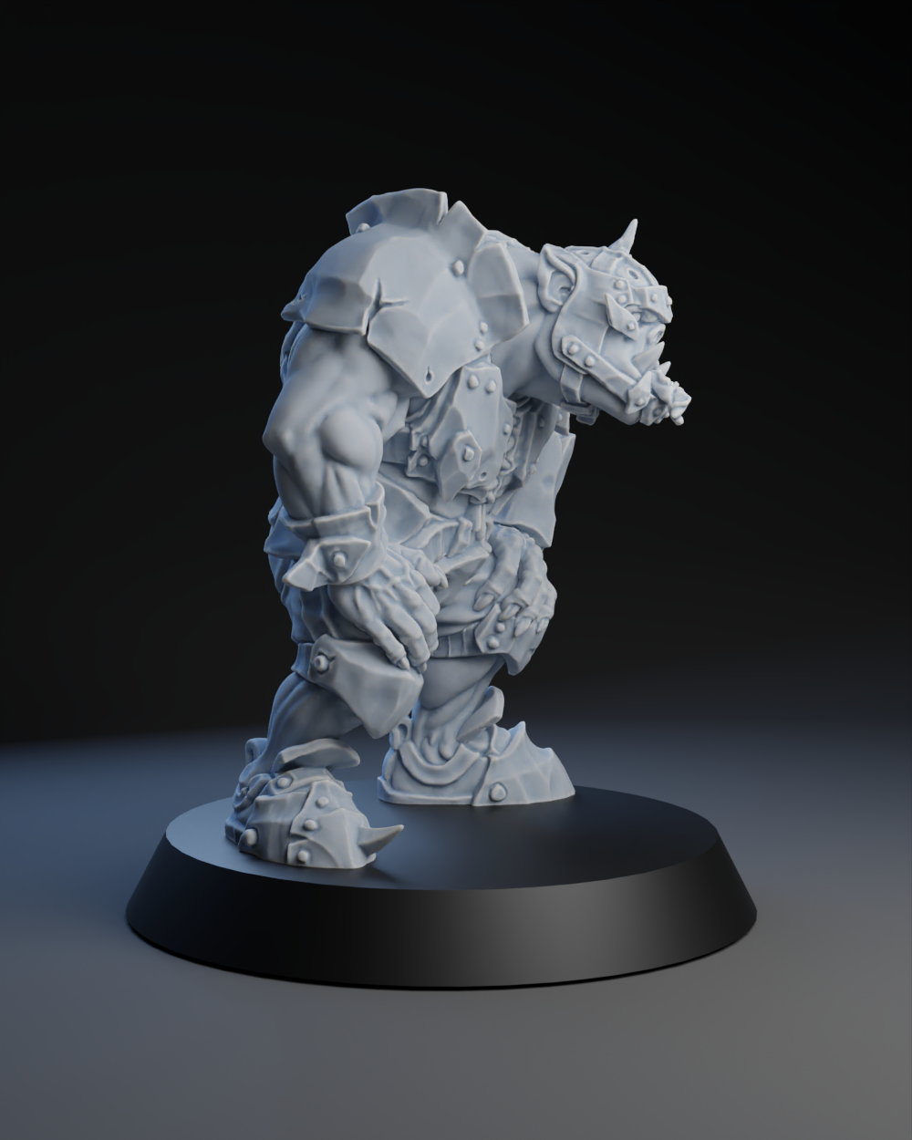 Pig Iron Pummelers Team - Lineman 03 | Brutefun Miniatures | Resin