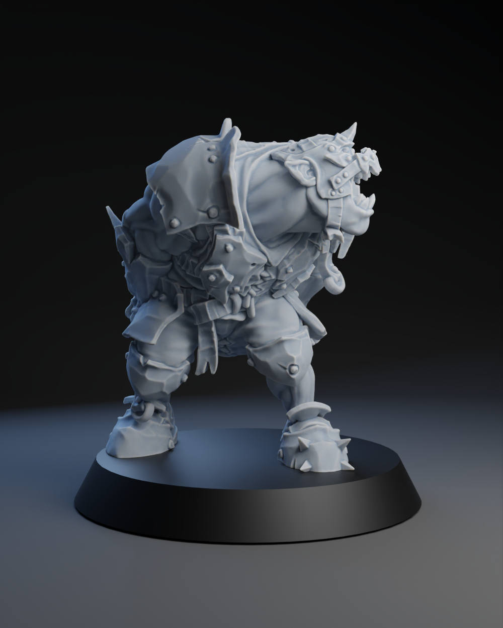 Pig Iron Pummelers Team - Lineman 04 | Brutefun Miniatures | Resin